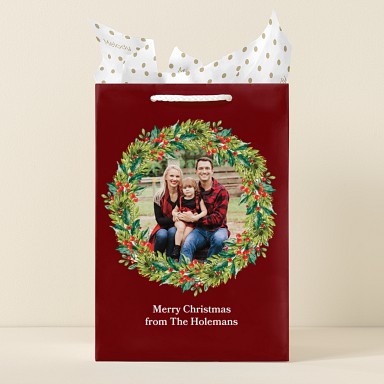 Christmas Wreath Gift Bag
